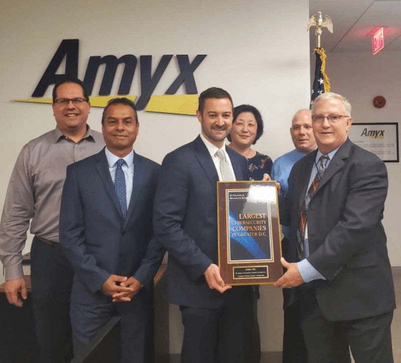 Amyx Recognized as 7th Largest Cybersecurity Company